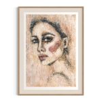 giclee-tryk-portraet-lyseroed-beige-rosenhave