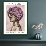 afrikansk-kvinde-i-profil-plakat