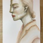akvarel-maleri-peach-blazer-roede-laeber-2