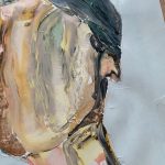 abstrakt-maleri-detaljer-af-kvinde-i-ramme