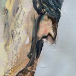 abstrakt-maleri-detaljer-af-kvinde-i-ramme