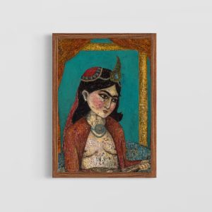 persisk-miniature-kunst-i-ramme-giclee-tryk