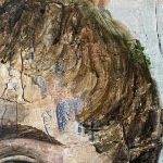 portraet-maleri-genert-kvinde-paa-strand-naturlig-knold