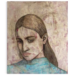 Spartel_teknik_maleri-af-nedtrykt-kvinde-i-nederste-venstre-hjoerne