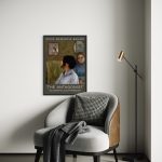 the-antagonist-reklame-plakat-solo-udstilling-paa-vaeggen-over-graa-stol