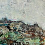 Abstrakt-natur-maleri-af-kimia-bahari-bjerge-og-groenne-marker