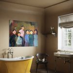 familie-portraet-af-generationer-af-kvinder-uden-ansigt-i-varme-gyldne-og-brune-toner