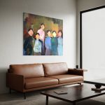familie-portraet-af-generationer-af-kvinder-uden-ansigt-i-varme-gyldne-og-brune-toner