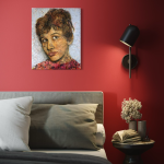 Portrætmaleri af kvinde